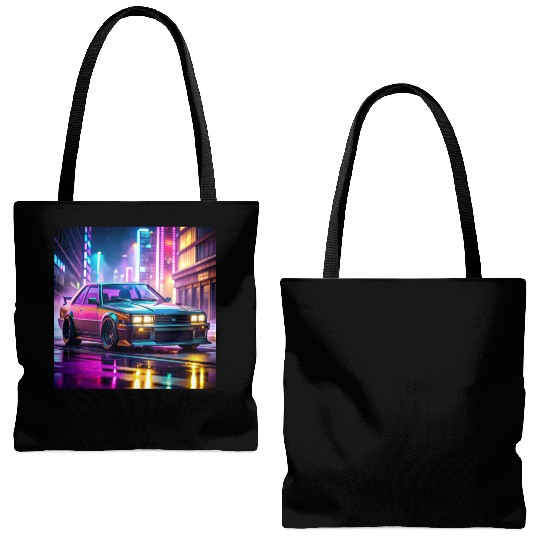 gta 5 drift car cyberpunk Tote Bags (AOP)