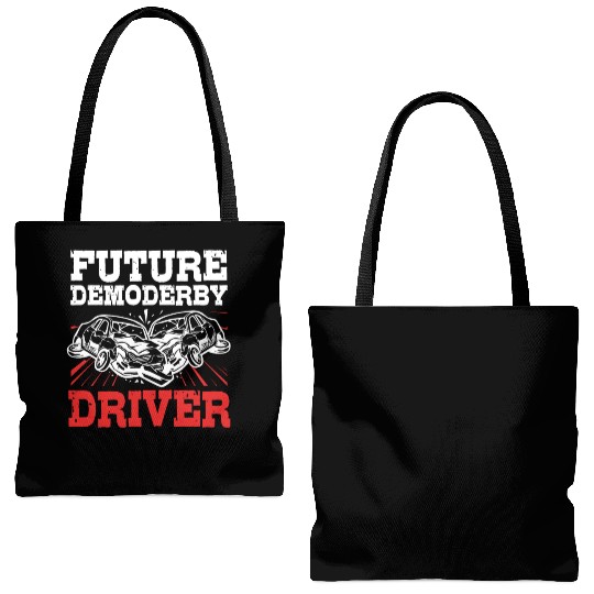 Demolition Derby Race Car Future Demo Derby Driver Tote Bags (AOP)