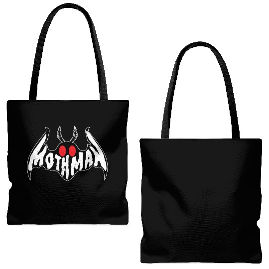Mothman Monster Creepy Cryptid Tote Bags (AOP)