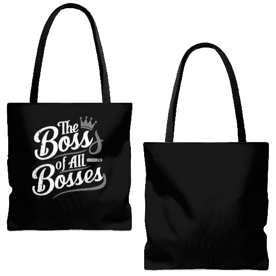 Mobster Gangster Mafia Organized Crime Boss Tote Bags (AOP)