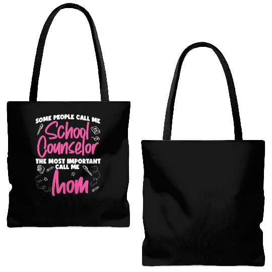 School Counselor Mom Some People Tote Bags (AOP)