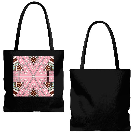 eyes on nature mandala Tote Bags (AOP)