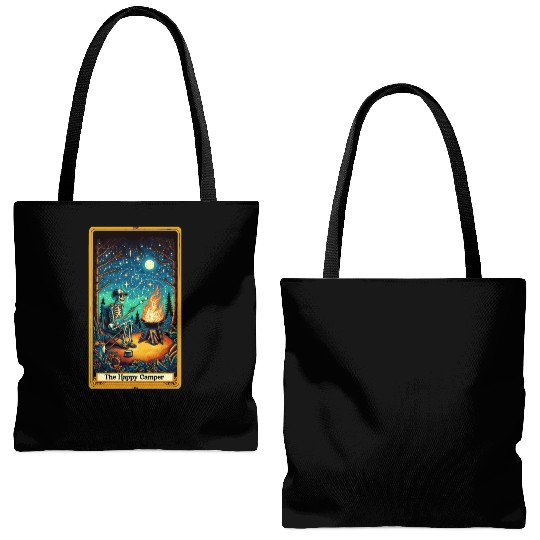 The Happy Camper Tarot Tote Bags (AOP)