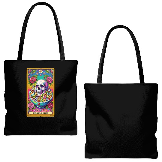 The Cereal Killer Tarot Tote Bags (AOP)