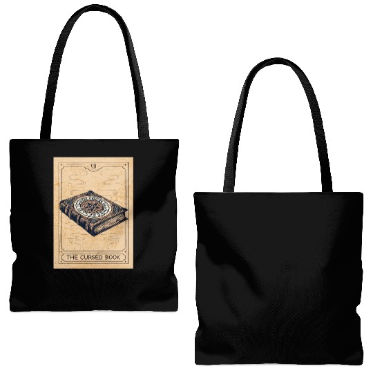 Magic - Black Magic - Magic Book Black Magic Book Tote Bags (AOP)