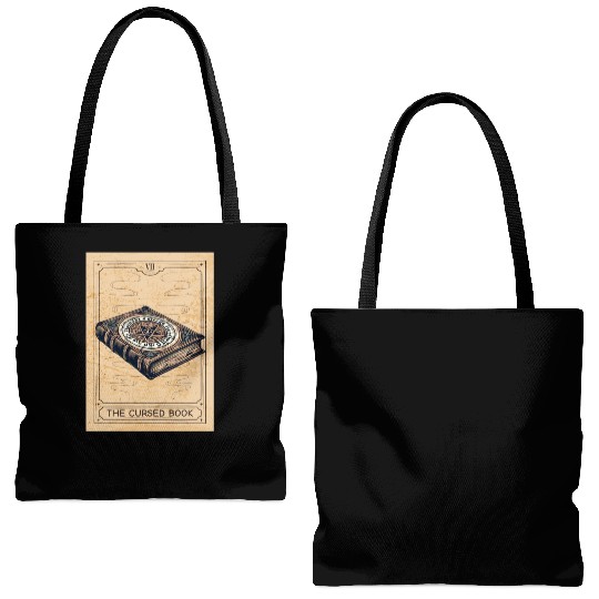 Magic - Black Magic - Magic Book Black Magic Book Tote Bags (AOP)