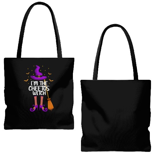 Im The Cheetos Witch Funny Cheetos Halloween Tote Bags (AOP)