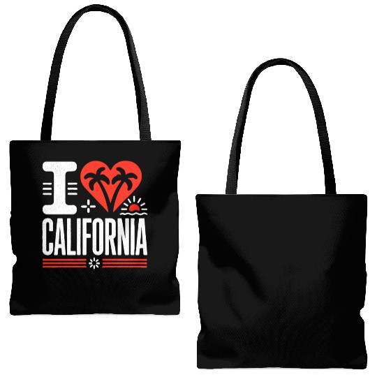 I love California | The Golden State Tote Bags (AOP)