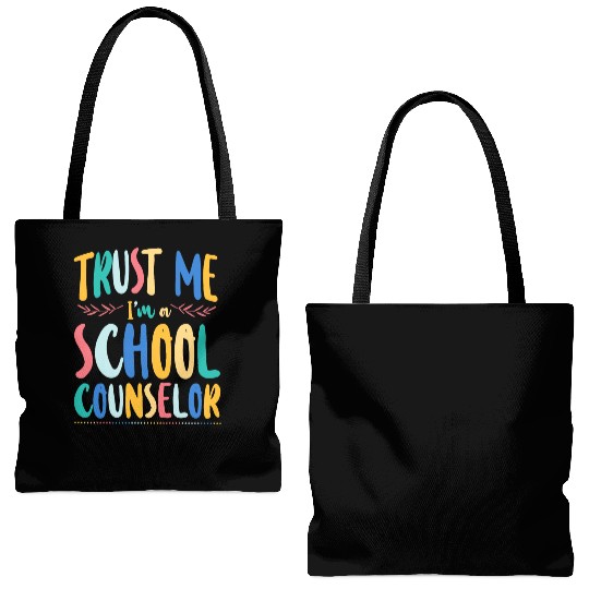 School Counselor Trust Me I'm A Tote Bags (AOP)
