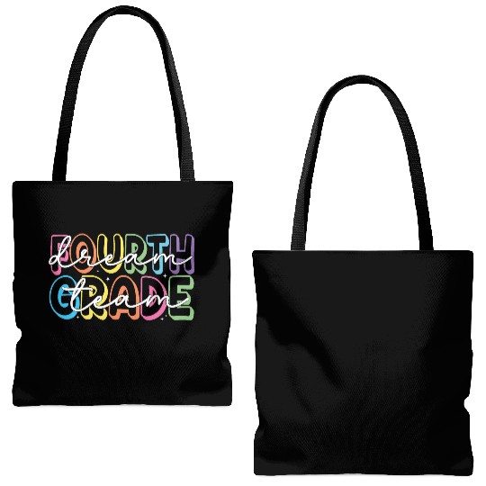 Fourth Grade Dream Team 4th Grade Teacher Tote Bags (AOP)