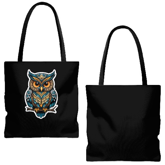 Owl Neo Traditional Tote Bags (AOP)