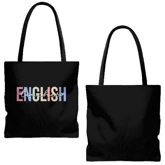 English Teacher Grammar School Tote Bags (AOP)