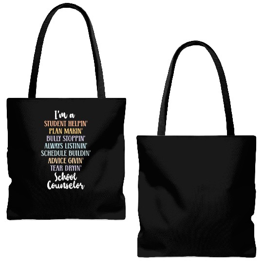 School Counselor I'm A Student Tote Bags (AOP)