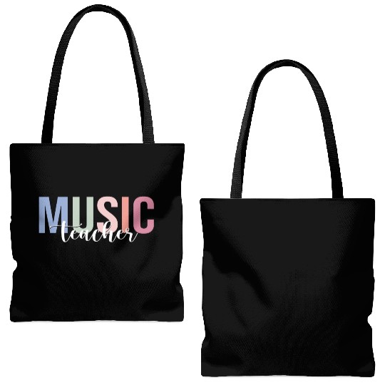 Music Teacher School Musician Tote Bags (AOP)