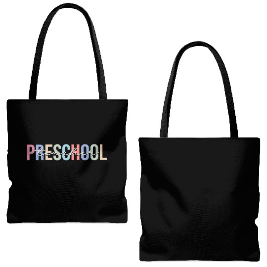 Preschool Teacher School Kindergarten Tote Bags (AOP)