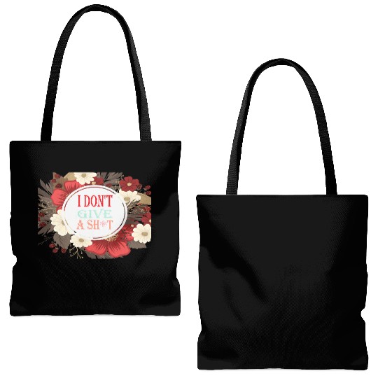 I DONT GIVE A SHIT Tote Bags (AOP)