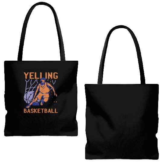 This Is Just My Basketball Coach Voice 2 Tote Bags (AOP)