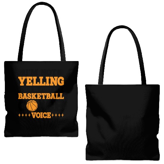 This Is Just My Basketball Coach Voice 3 Tote Bags (AOP)