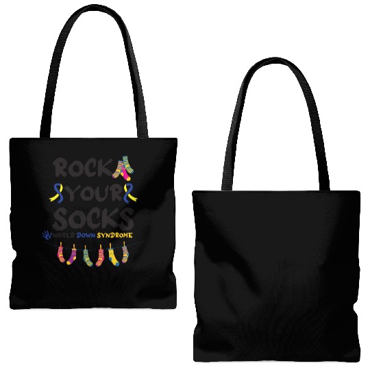 World Down Syndrome Awareness T21 Homie Teacher Tote Bags (AOP)