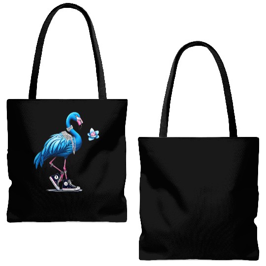Flamingo Chucks And Pearls Comma La Kamala 2024 Tote Bags (AOP)