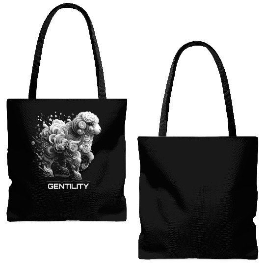 Gentle Lamb: Embrace Gentility Tote Bags (AOP)