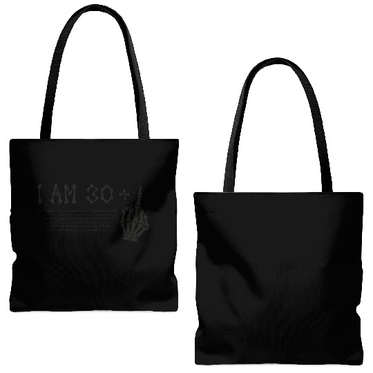 I Am 30 Plus Middle Finger - 31st Birthday Tote Bags (AOP)