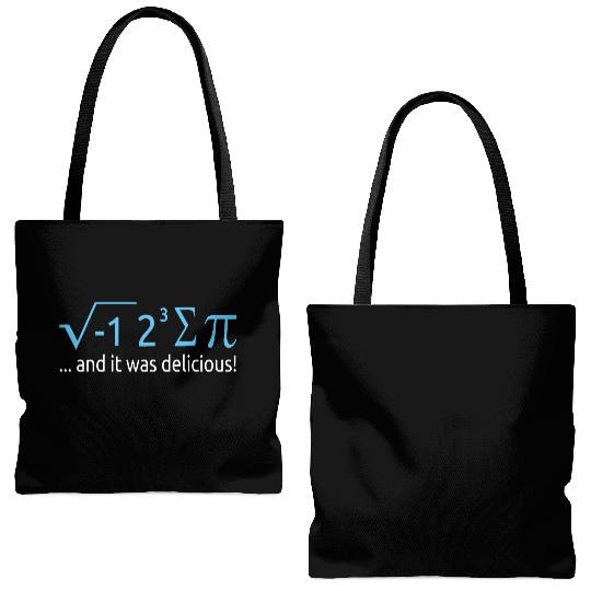 I Ate Some Pie And It Was Delicious 8 Pi Day 2BK9 Tote Bags (AOP)