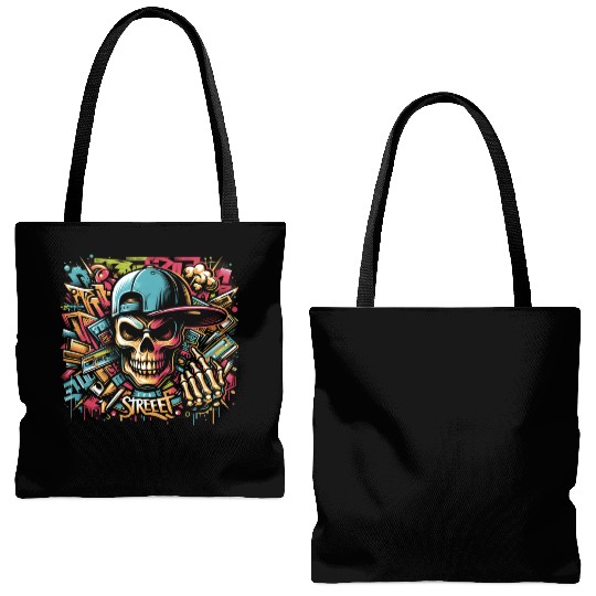 Urban Street Art Graffiti Style Tote Bags (AOP)