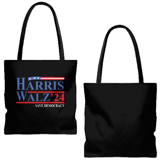 Harris Waltz 2024 President Kamala Harris Tim Walz Tote Bags (AOP)