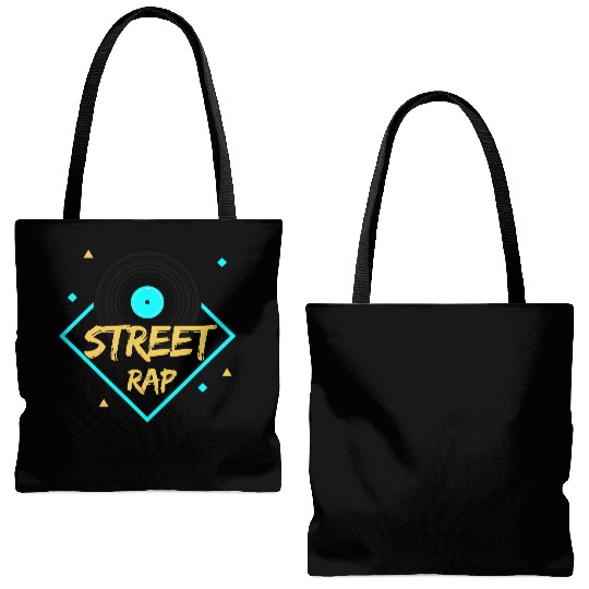 Street Rap Tote Bags (AOP)