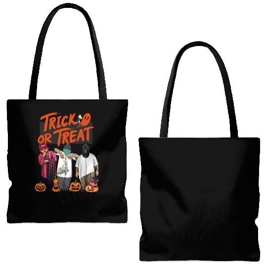 halloween trick or treat Hip Hop cholos Tote Bags (AOP)