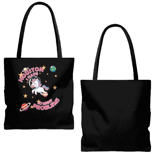Houston I Have So Many Problem Tote Bags (AOP)