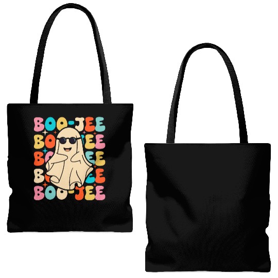 Funny Halloween Boo-jee Tote Bags (AOP)