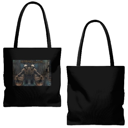 Halloween Scarecrow HOLLYDAY Tote Bags (AOP)