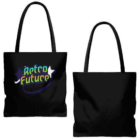 Retro Future - Neon Streetwear for Y2K lovers Tote Bags (AOP)