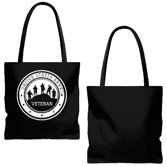 US Army Veteran LIKE US ON FACEBOOK # Tote Bags (AOP)