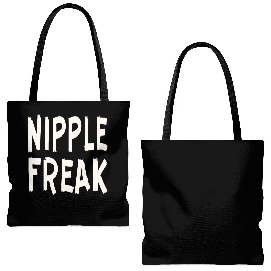 Nipple Freak LIKE US ON FACEBOOK # Tote Bags (AOP)