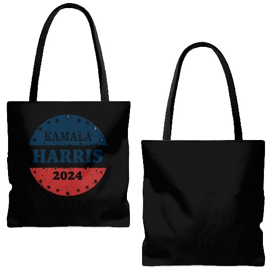 Kamala Harris 2024: A Star-Spangled Campaign Tote Bags (AOP)