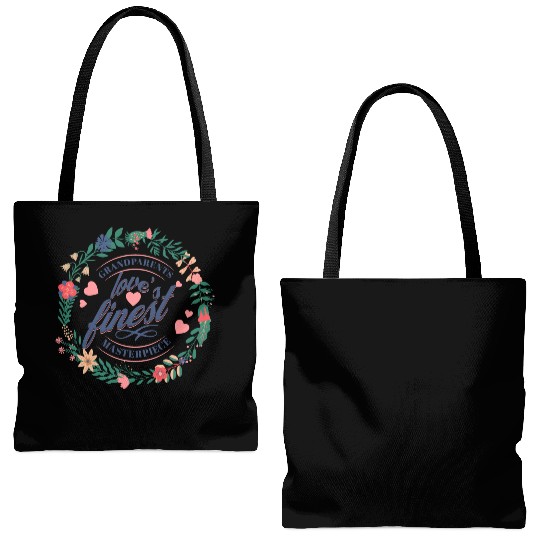 Happy Grandparents day Tote Bags (AOP)