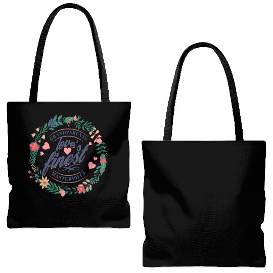 Happy Grandparents day Tote Bags (AOP)