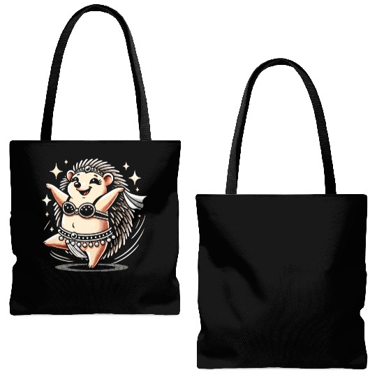Tribal Fusion Rhythmic Dance Art For Belly Dance Tote Bags (AOP)