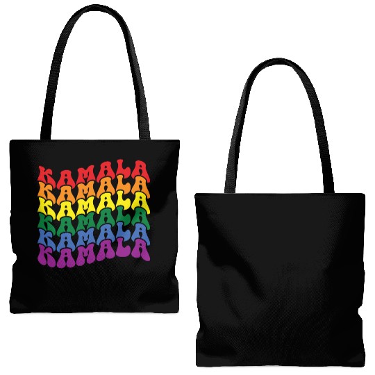 Kamala Harris LGBTQ Gay Pride Lesbian Fun Tote Bags (AOP)