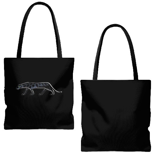 Black Panther Tote Bags (AOP)