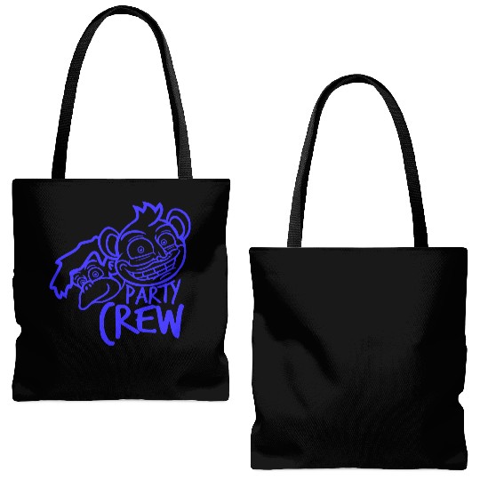 Monkey Chimpanzee Party Animals Crew Team Friends Tote Bags (AOP)