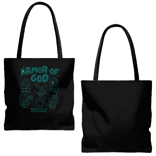 Armor of God Tote Bags (AOP)