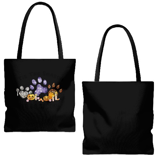 Tis the season to be spooky Tote Bags (AOP)