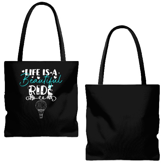 Hot Air Balloon Company Fire Adventure Tote Bags (AOP)