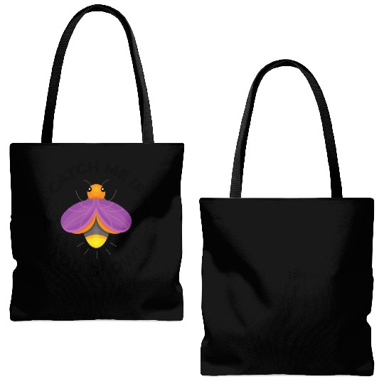 Fireflies Firefly Lightning Bug Insect Collector Tote Bags (AOP)