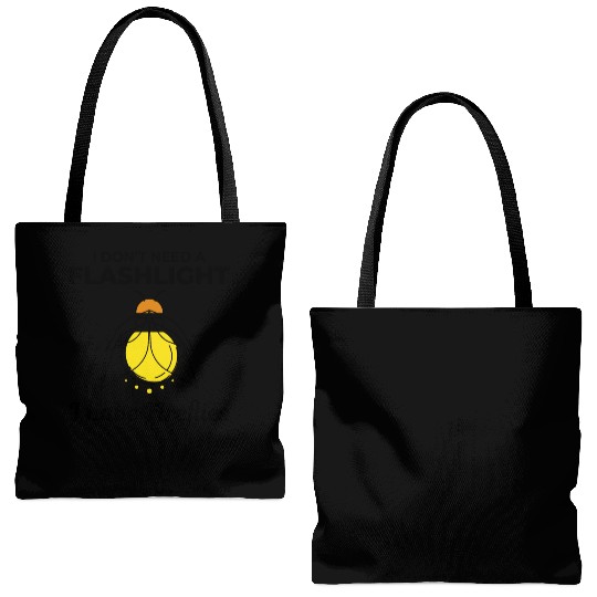 Fireflies Firefly Lightning Bug Insect Collector Tote Bags (AOP)
