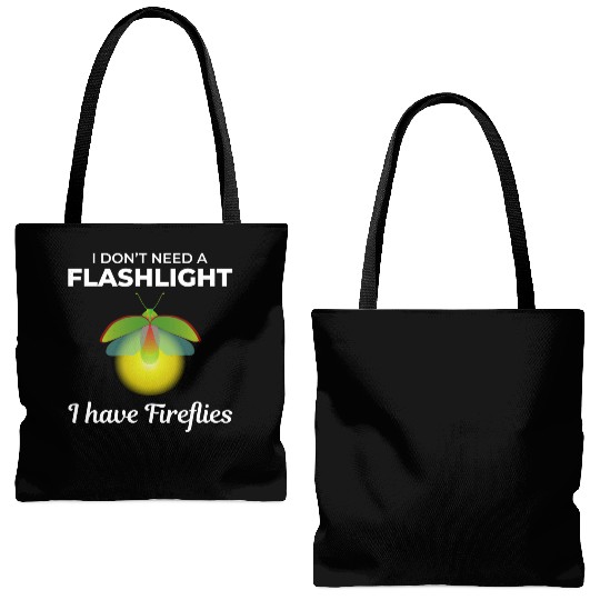 Fireflies Firefly Lightning Bug Insect Collector Tote Bags (AOP)